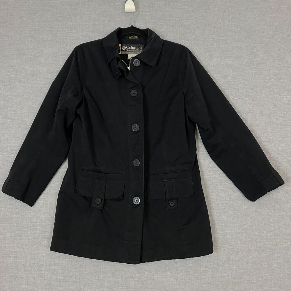Columbia Birding Jacket Women's Small Black Fully Lined